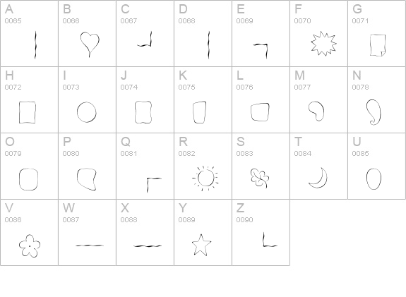 Fontesque-OrnamentsFine uppercase A-Z preview