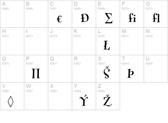 FontesqueText-BoldExpert uppercase A-Z preview
