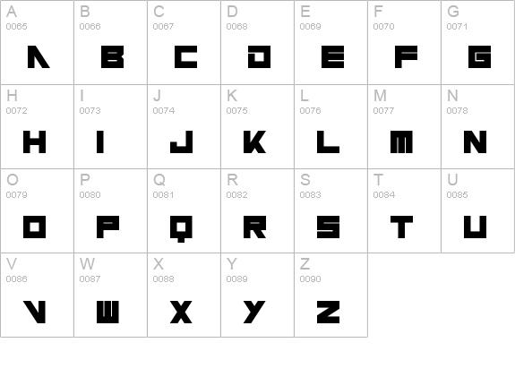 Forever After
 uppercase A-Z preview