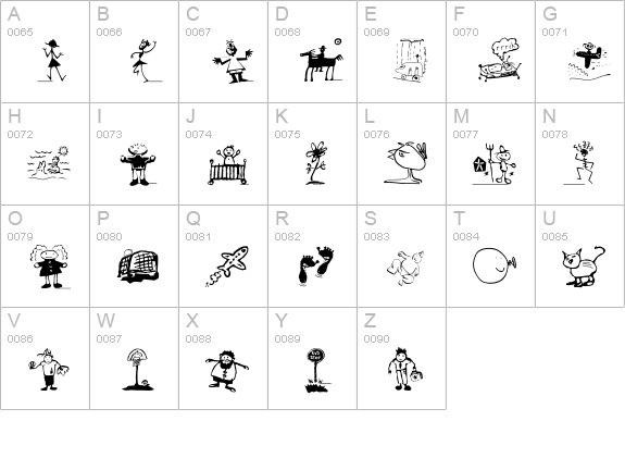 ForKids uppercase A-Z preview
