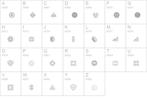 FORM uppercase A-Z preview