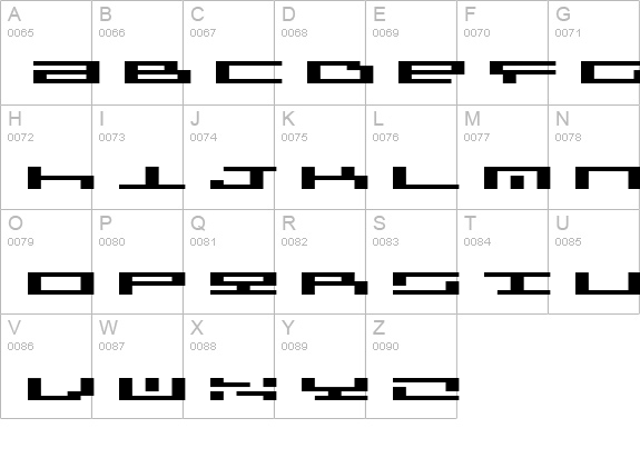Formant237Plain uppercase A-Z preview