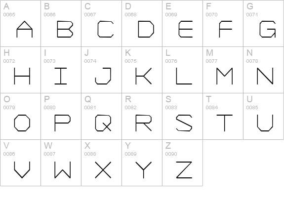 Formation Light uppercase A-Z preview