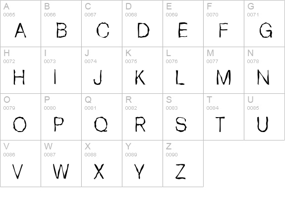 FormulaRandom-Light-Regular uppercase A-Z preview