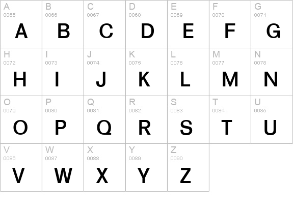 FormulaSerial-Medium-Regular uppercase A-Z preview