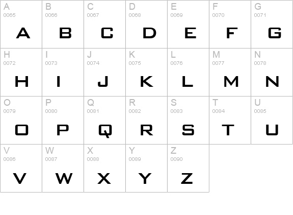 Fortis SSi uppercase A-Z preview