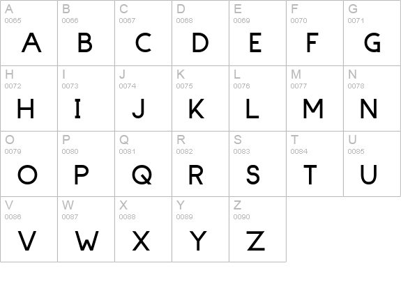 FortuneCity uppercase A-Z preview