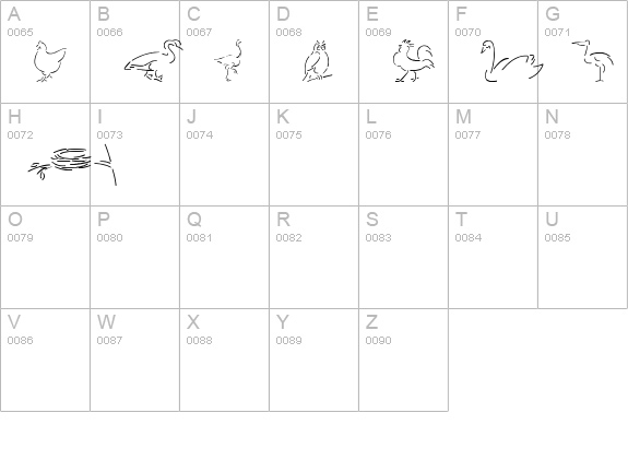 Founa BC uppercase A-Z preview