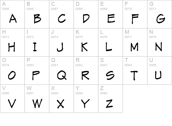 Frank the ArchitectAlt uppercase A-Z preview