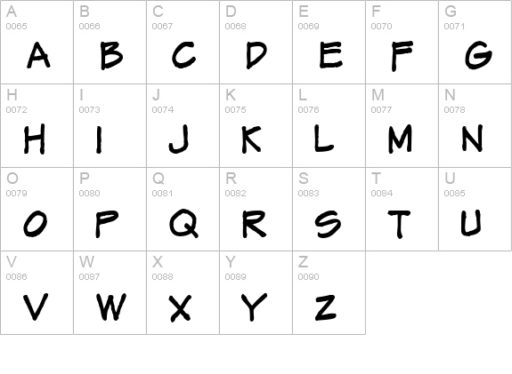 Frank the ArchitectBold uppercase A-Z preview