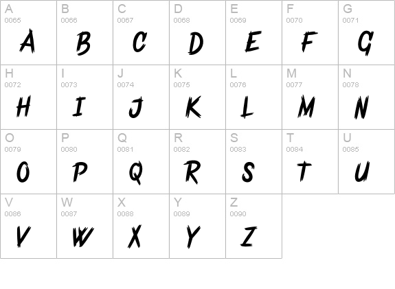 Frankentype Personal Use Only uppercase A-Z preview