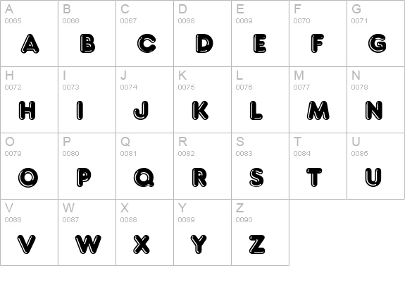 Frankfurt uppercase A-Z preview
