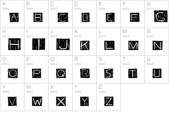 FranzKafka uppercase A-Z preview