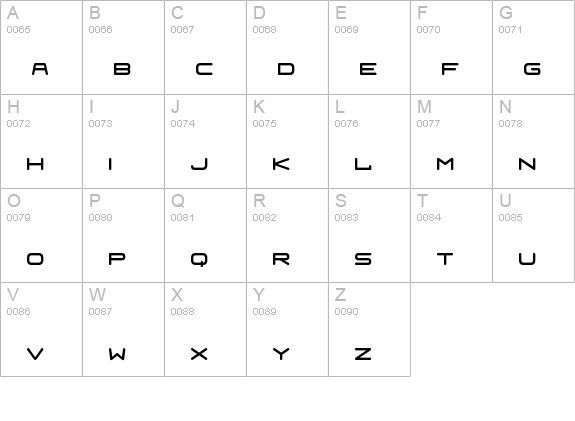 Fraulein uppercase A-Z preview