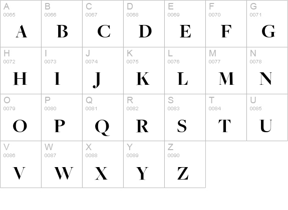 FreightBigBold uppercase A-Z preview
