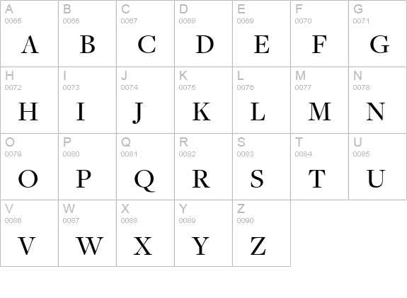 FreightDispMediumSC uppercase A-Z preview