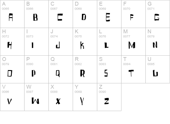 Fruity Drink Carbonated uppercase A-Z preview