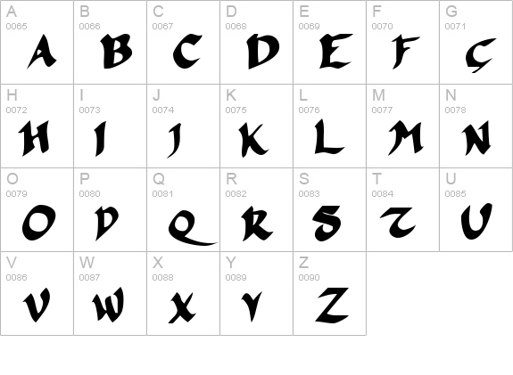FSO incompetent apprentice uppercase A-Z preview