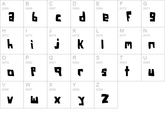 FSO square bracket uppercase A-Z preview