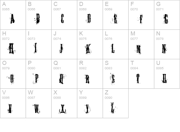 FUCK YOU LAS VEGAS uppercase A-Z preview