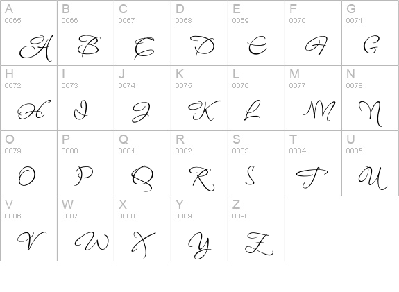 FugglesFive uppercase A-Z preview