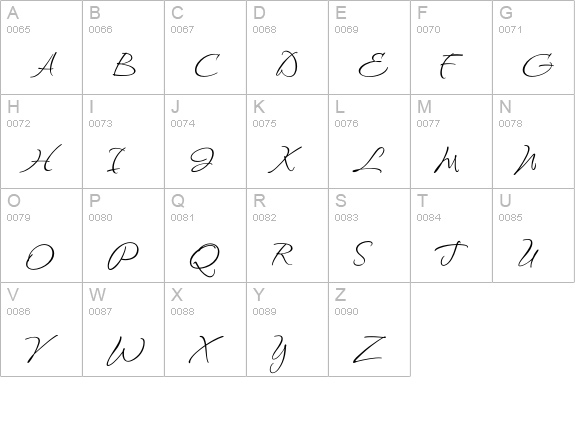 FugglesOne uppercase A-Z preview