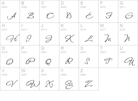 FugglesTen uppercase A-Z preview