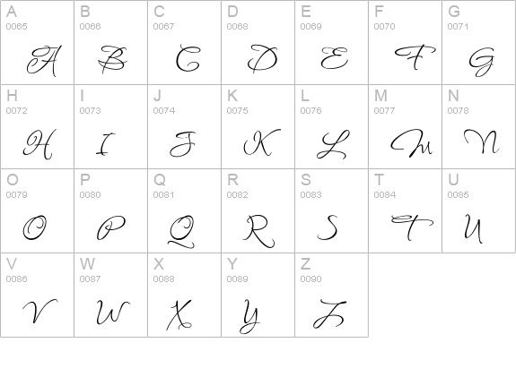 FugglesThree uppercase A-Z preview