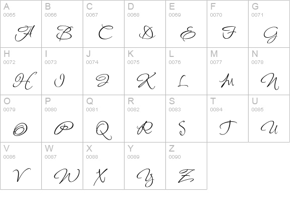 FugglesTwo uppercase A-Z preview