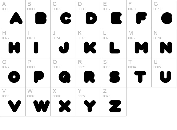 Fun City Level 5 Basic uppercase A-Z preview