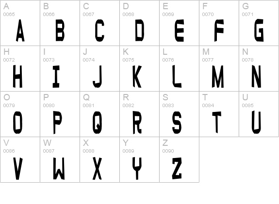 Funny farm soft uppercase A-Z preview