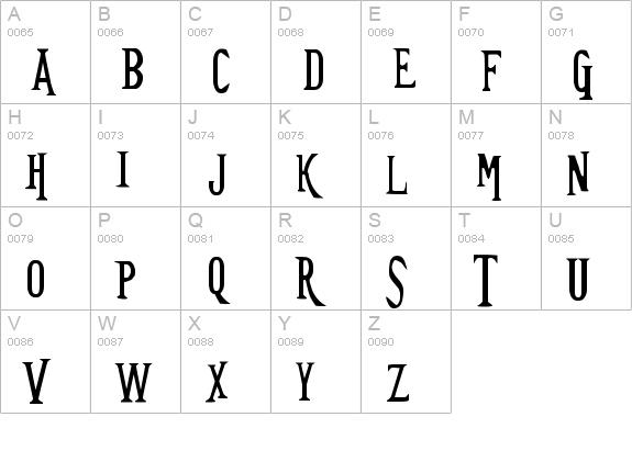 Future TimeSplitters SpaceFix uppercase A-Z preview