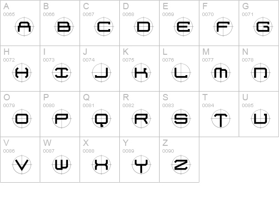 FutureKill-Bold uppercase A-Z preview
