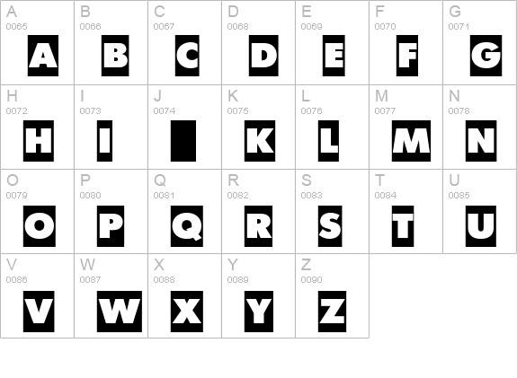 FuturisCameoC uppercase A-Z preview