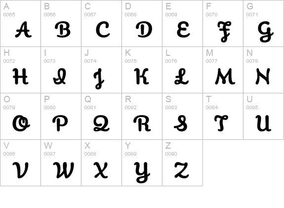 GalaxieCassiopeia-Bold uppercase A-Z preview