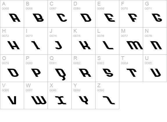 Garcon-Normal uppercase A-Z preview