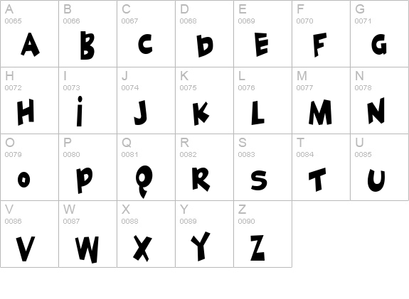 Geek a byte 2 uppercase A-Z preview