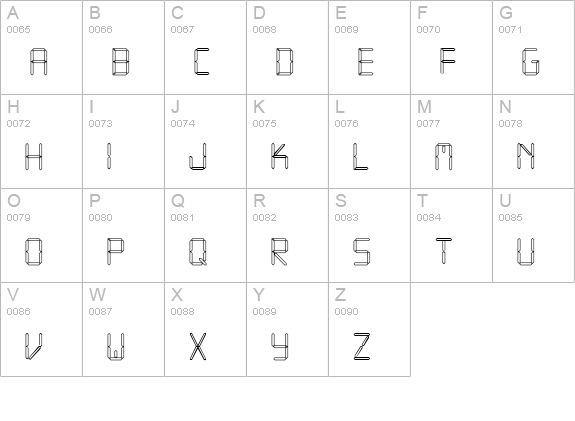 GeminiOpen uppercase A-Z preview