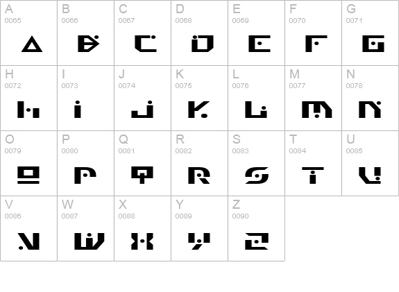 Generation Nth Expanded uppercase A-Z preview