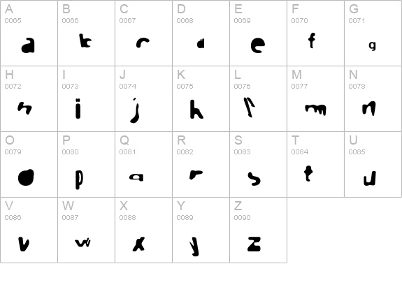 GeneticsSecondGeneration uppercase A-Z preview