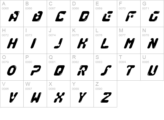 GENOCIDE_RMX uppercase A-Z preview