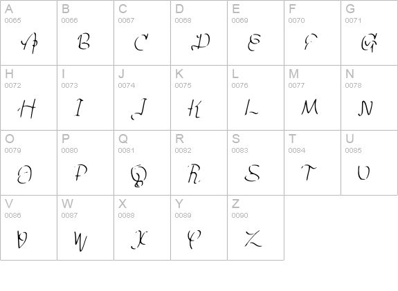 GhettoMagnetic uppercase A-Z preview