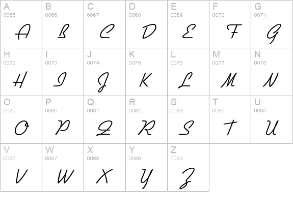 GilliesGothicEF-Light uppercase A-Z preview