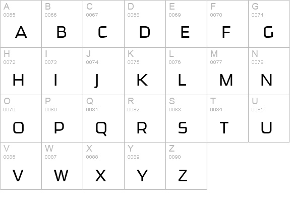 Ginger-Light uppercase A-Z preview