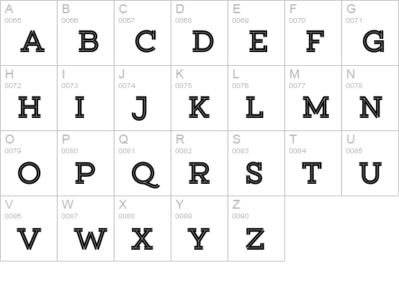 Gist Upright Extrabold Demo uppercase A-Z preview