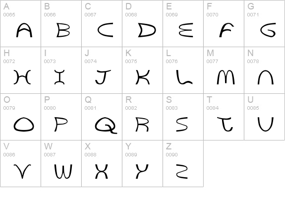 Golden Arches Bold uppercase A-Z preview