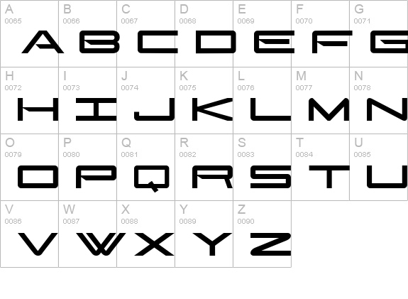 GonzalesSans uppercase A-Z preview