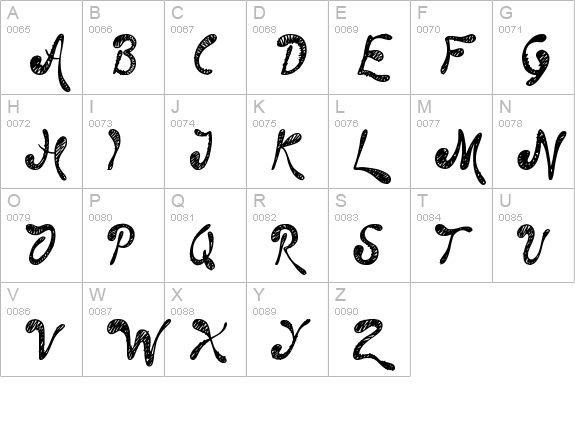 Good stuff uppercase A-Z preview