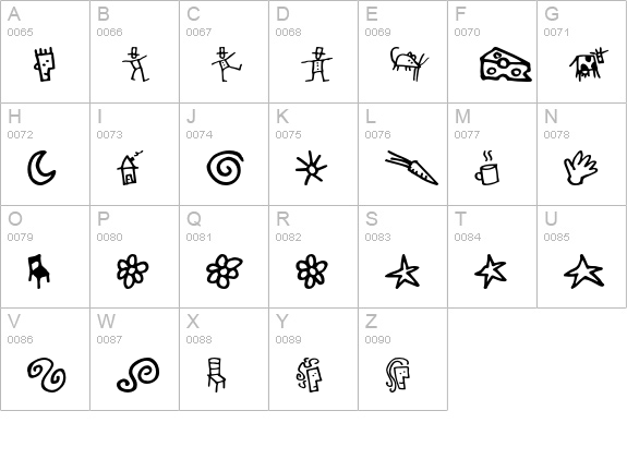 GoodDogBones uppercase A-Z preview
