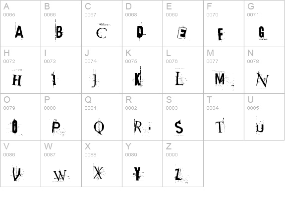 Got heroin? uppercase A-Z preview